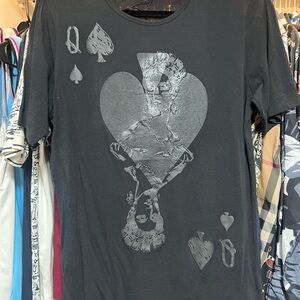 Diesel Black Gold Playing Card Graphic Tee - S